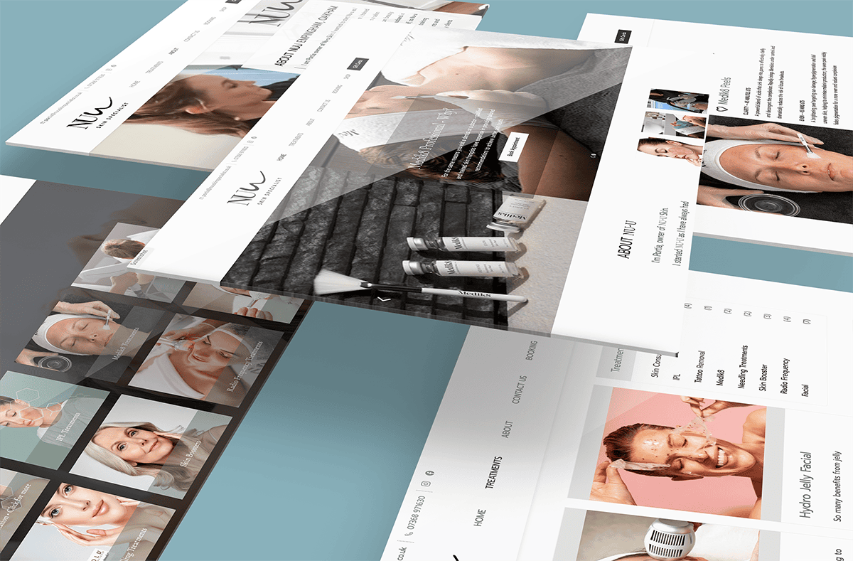 Nu-U Website - eCommerce - Bookings