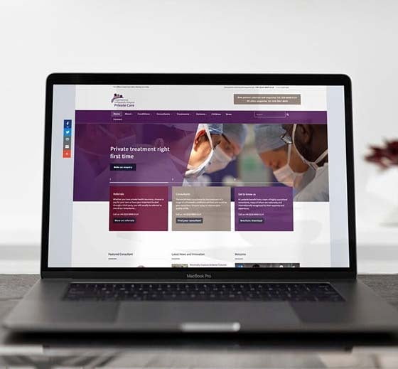 RNOH Private Care website